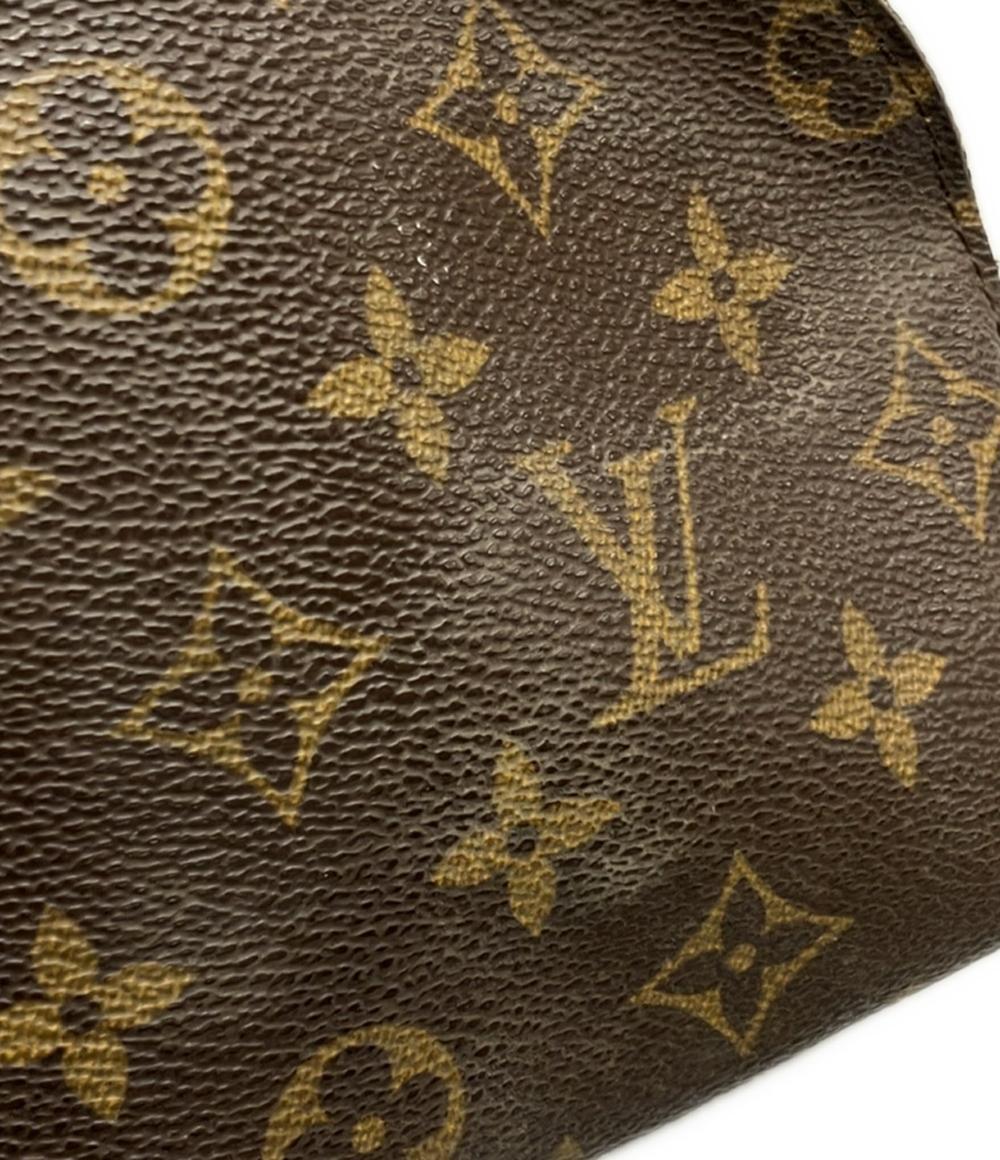 Louis Vuitton Pouch Pochette Cosmetic Monogram Canvas Leather Brown - Picture 5 of 8